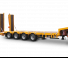 Schwarzmüller 4-axle low loader semitrailer with offset platform - reinforced - extendible