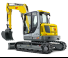 Paletli ekskavatörler Wacker Neuson EZ80