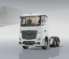 Mercedes-Ｂenz  ACTROS NZG 1:18 Mercedes-Benz Actros 2 Gigaspace 4x2 FH25 truck SZM