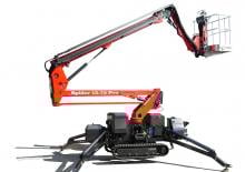 Crawler Articulating Boom Lifts Platform Basket SPIDER 15.75 PRO