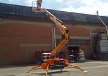 Crawler Articulating Boom Lifts Platform Basket SPIDER 18.90 PRO