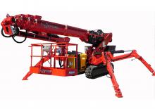 Crawler Telescopic Boom Lifts Platform Basket SPIDER 30 WE