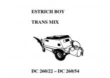 Basınçlı hava konveyörleri Brinkmann Estrich Boy DC 260/33