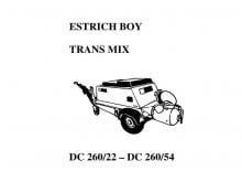 Basınçlı hava konveyörleri Brinkmann Estrich Boy DC 260/54