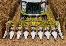 Biçerdöver mısır toplayıcıları Claas Corio 870 FC