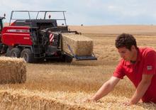 Büyük kare balyalayıcı + yüksek yoğunluklu balya makineleri Massey Ferguson MF 2270 SC