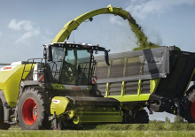 Combine harvesters pick up Claas Pick Up 3000 