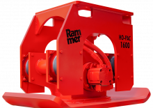 Compactors for Hydraulic excavators Rammer Ho-Pac 1600
