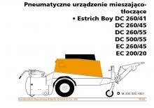 Compressed Air Conveyors Brinkmann Estrich Boy DC 260/41
