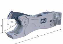 Steel scrap cutters FRD VR42EF