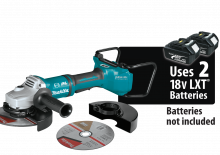 Cordless Angle Grinders Makita XAG22ZU1