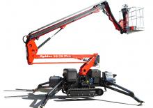 Crawler Articulating Boom Lifts Platform Basket SPIDER 15.75 PRO E