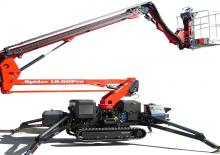 Crawler Articulating Boom Lifts Platform Basket SPIDER 18.90 E
