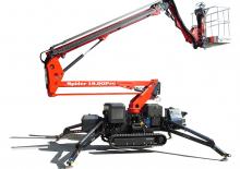 Crawler Articulating Boom Lifts Platform Basket SPIDER 18.90