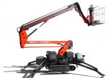 Crawler Articulating Boom Lifts Platform Basket SPIDER 18.90 PRO E