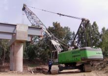 Crawler cranes - Lattice boom Sennebogen 2200G