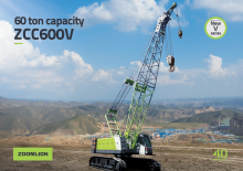 Crawler cranes - Lattice boom Zoomlion ZCC600V