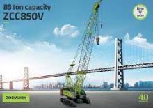 Crawler cranes - Lattice boom Zoomlion ZCC850V
