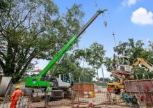 Crawler cranes - Telescopic boom Sennebogen 653E