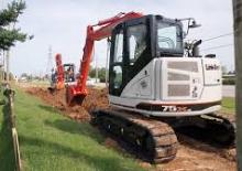 Crawler Excavators Link-Belt 75 Spin Ace