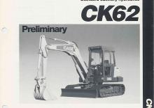 Crawler Excavators Case CK62