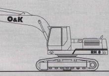 Crawler Excavators O&K RH 8