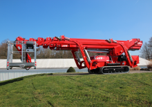 Crawler Telescopic Boom Lifts TEUPEN LEO35T plus