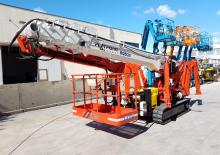 Crawler Telescopic Boom Lifts Basket RQG 30 spider