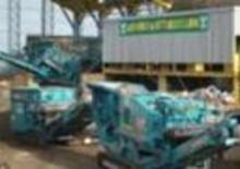 Çürük geri dönüşüm tesisleri Powerscreen Metrotrak