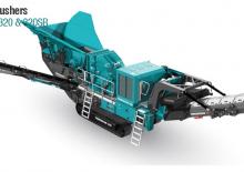 Çürük geri dönüşüm tesisleri Powerscreen Trakpactor 320