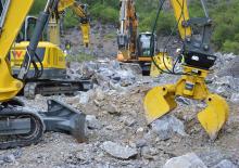Demolition Sorting Grabs Epiroc MG 800