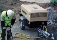 Portable Air Compressors - Diesel, Electric, Gasoline Doosan 7/120
