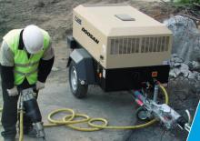 Portable Air Compressors - Diesel, Electric, Gasoline Doosan 7/31EG