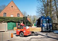 Diesel Truck Mounted Forklifts Palfinger CR 253 4W