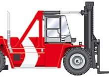 Diesel Forklifts Kalmar DCD250-12LB