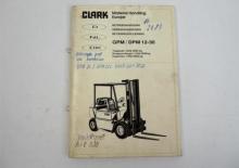 Diesel Forklifts Clark DPM 12