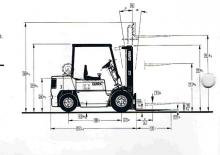 Diesel Forklifts Clark DPM 20 SP