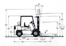 Diesel Forklifts Clark DPM 25 C