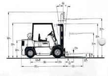Diesel Forklifts Clark DPM 30 L