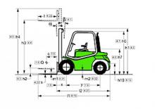 Diesel Forklifts Cesab Drago 350 E