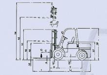 Diesel Forklifts Belet DV 35 BV