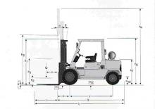 Diesel Forklifts Mitsubishi FD 45 T