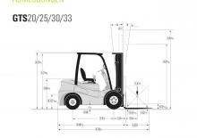Diesel Forklifts Clark GTS 30 D