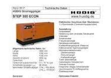 Diesel Power Generators Hüdig Step 300