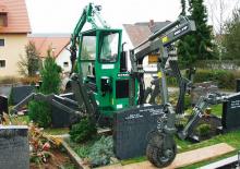 Digger For Grave Excavation Schmelzer ROBO 2WP 