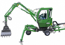 Digger For Grave Excavation Schmelzer ROBO AS 
