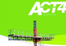 Direk tırmanma çalışma platformları Fraco ACT 4
