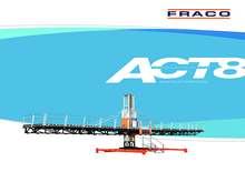 Direk tırmanma çalışma platformları Fraco ACT-8