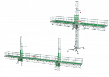 Direk tırmanma çalışma platformları Jaso GP40
