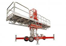 Direk tırmanma çalışma platformları Scanclimber Maxus SC5000